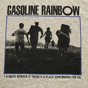 Gasoline Rainbow Oregon Film T Shirt Mubi XL Heather Grey